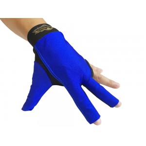 2019 Champion Cut 3 finger Pool Cue Stick Glove- Left hand Predator( Blue )